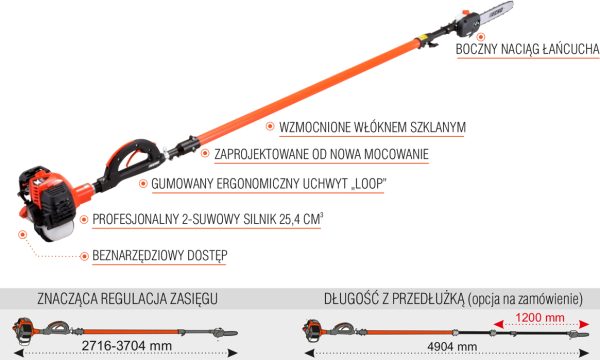 Pilarka na wysięgniku ECHO PPT-2620ES - obrazek 3
